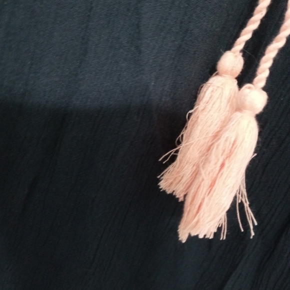 Free People Wind Willow Long Sleeve Sheer Embroidered FloralMini Dress - Picture 9 of 16